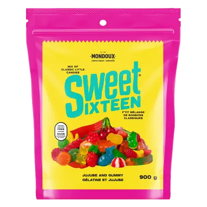 Mondoux Sweet Sixteen Candy Jujube And Gummy 900 g