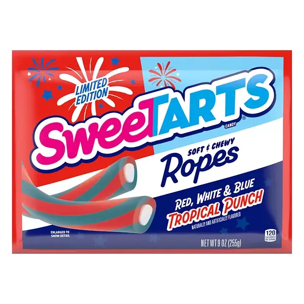 Candy, Ropes, Tropical Punch, Red, White & Blue