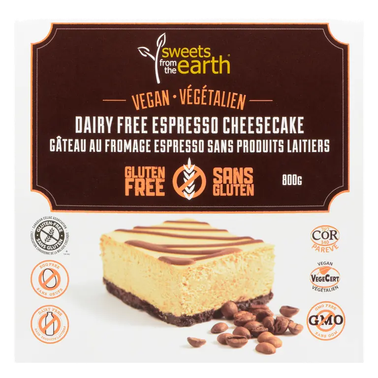 Gluten-Free and Dairy Free Espresso Cheesecake Pan 800 g