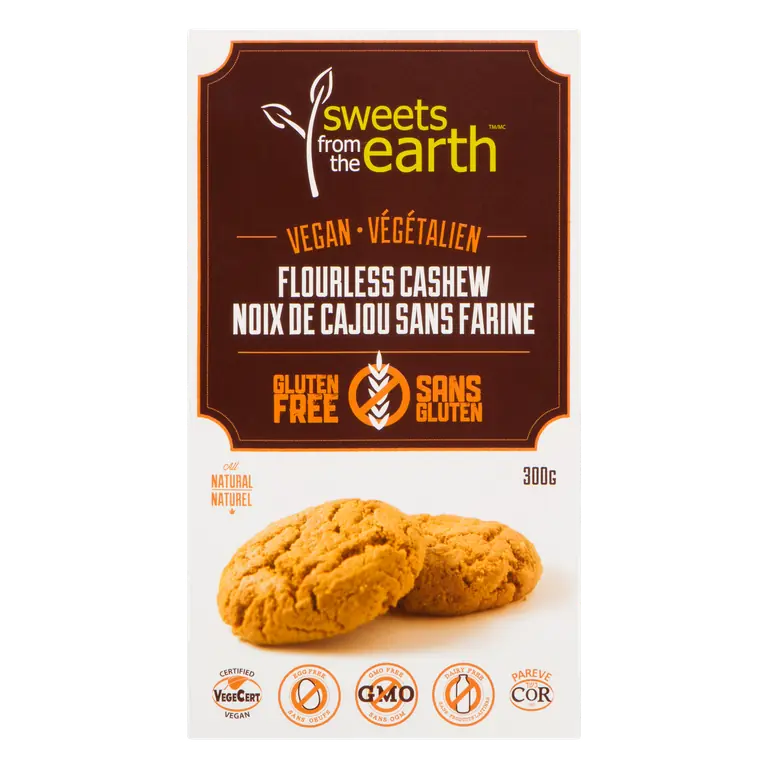 Gluten - Free Cashew Flourless Cookies 8 Pack 300 g (frozen)