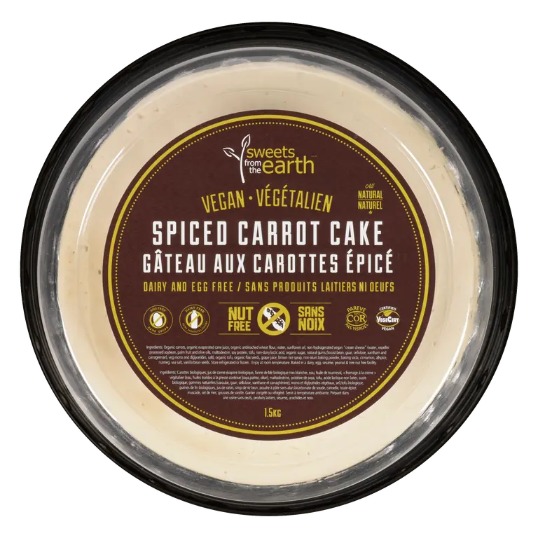 Vegan Spiced Carrot Cake 1.5 kg