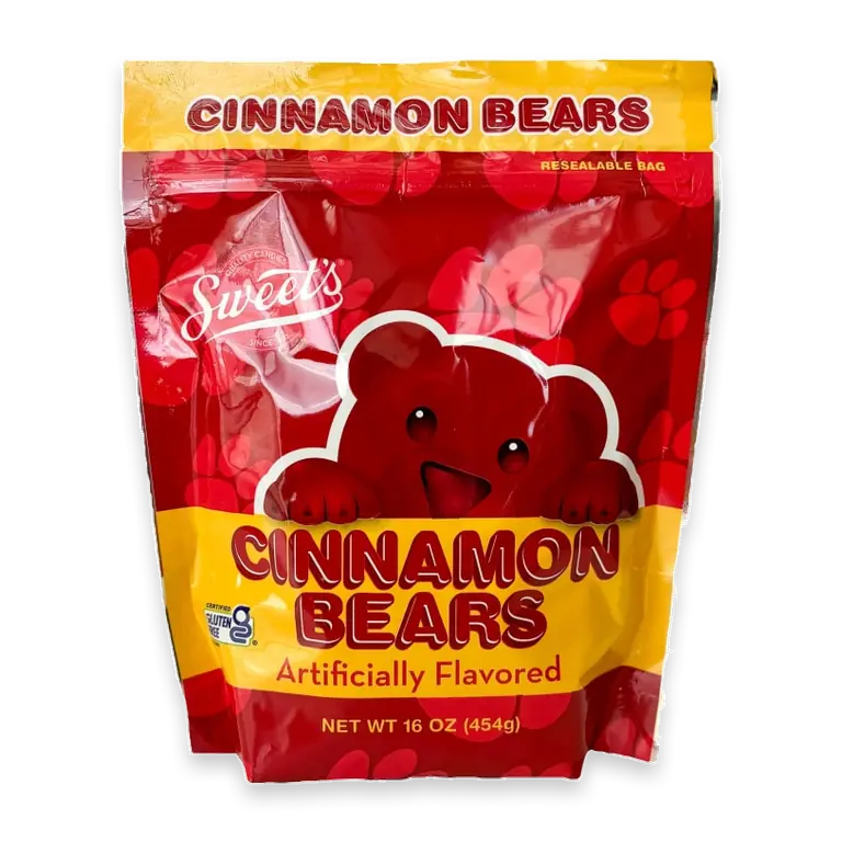 s Cinnamon Bears Candy Bag