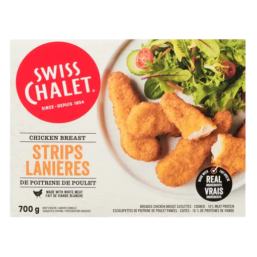 Frozen Chicken Breast Strips Breaded 700 g