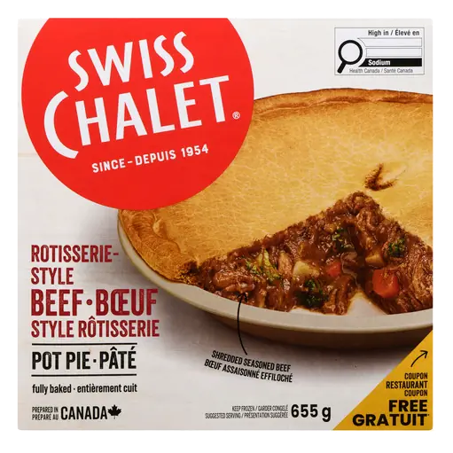Frozen Rotisserie Style Beef Pie 655 g