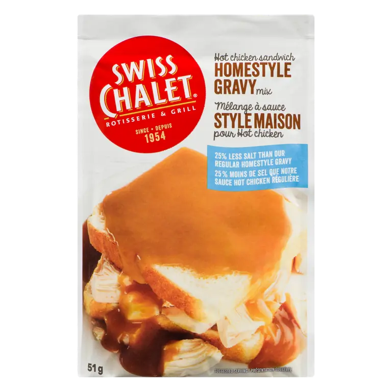 Less Salt Hot Chicken Sandwich Homestyle Gravy Mix 51 g
