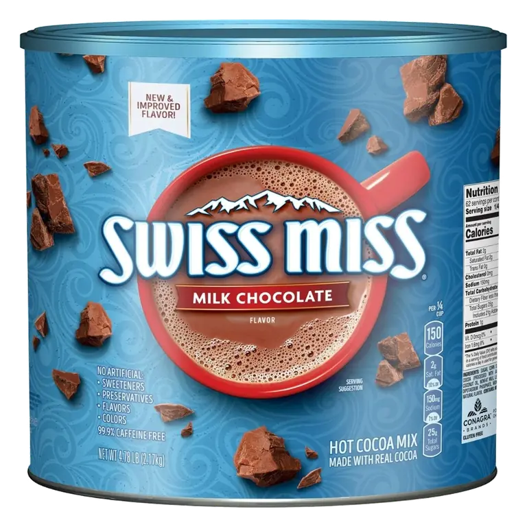Milk Chocolate Flavor Hot Cocoa Mix Canister