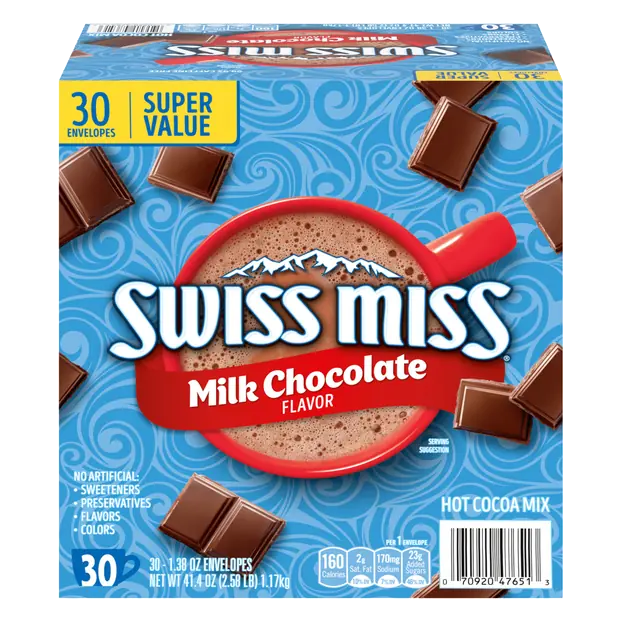 Milk Chocolate Flavor Hot Cocoa Mix Super Value Pack - 30 ct