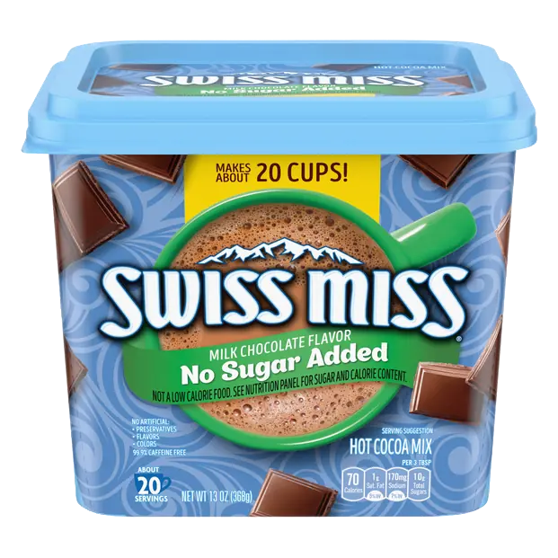 No Sugar Added Milk Chocolate Flavor Hot Cocoa Mix