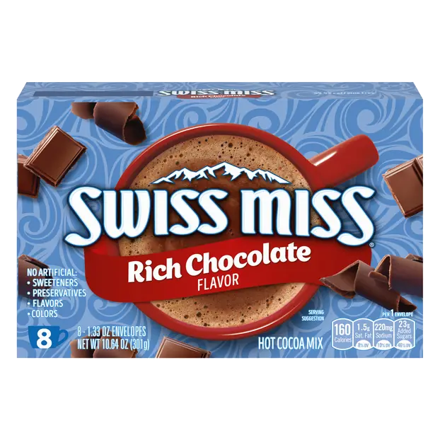 Rich Chocolate Flavor Hot Cocoa Mix - 8 ct