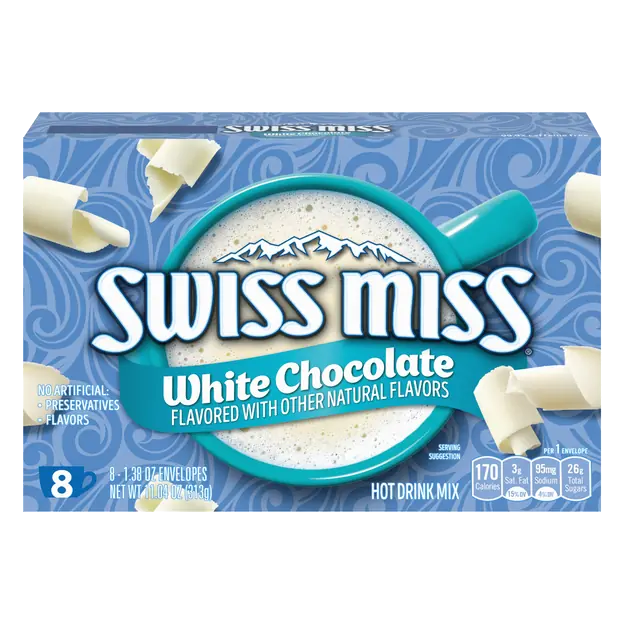 White Chocolate Flavored Hot Drink Mix - 8 ct