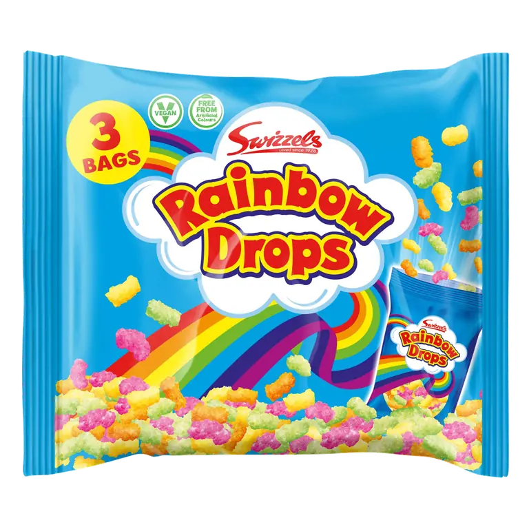 Swizzels Rainbow Drops Multipack 3x32g