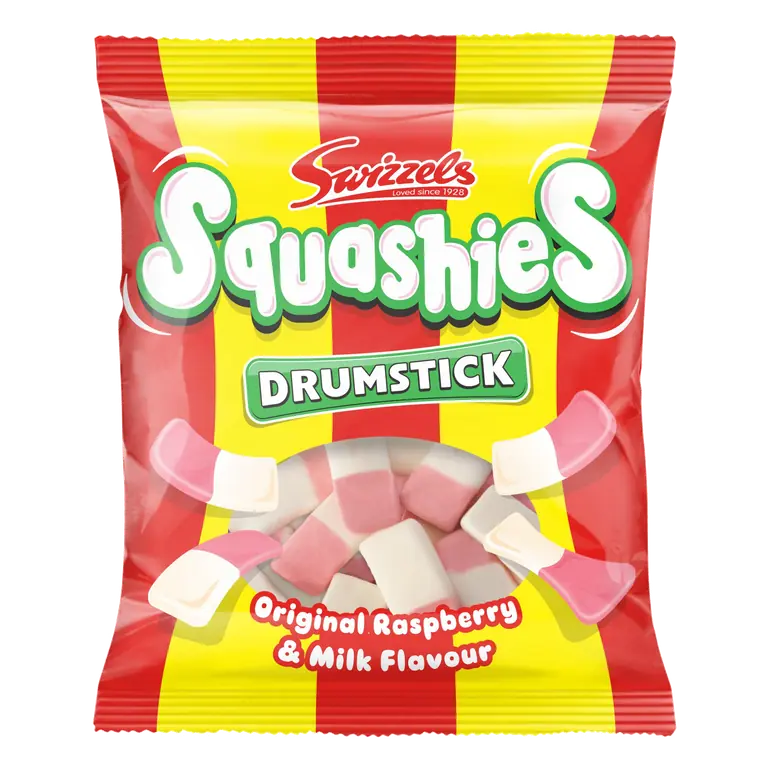 Swizzels Squashies Original Raspberry & Milk 120g