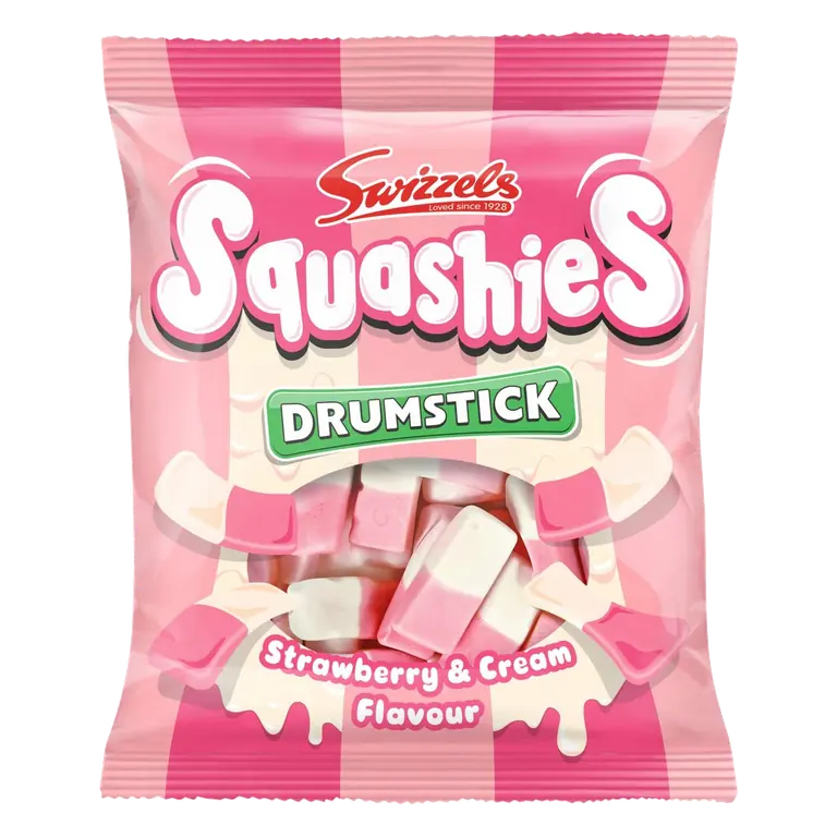 Squashies Strawberry & Cream 140g