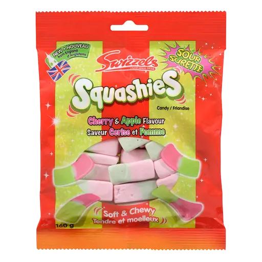 Squashies Candy Cherry & Apple 160 g