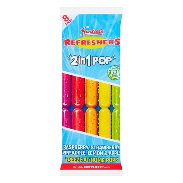 Refreshers 2 In 1 Ice Pop 8x75ml