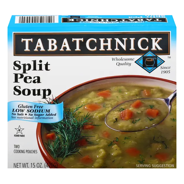 Kosher Gluten Free Low Sodium Split Pea Soup - 2 ct Frozen
