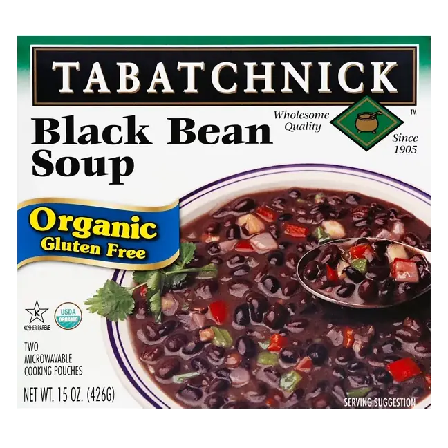 Soup, Gluten Free, Organic, Black Bean