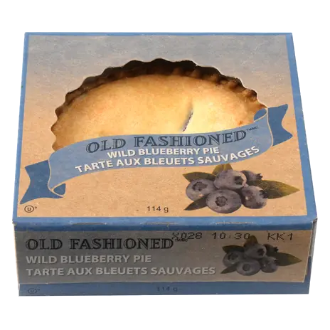 Pie Wild Blueberry 4-Inch 114 g (frozen)
