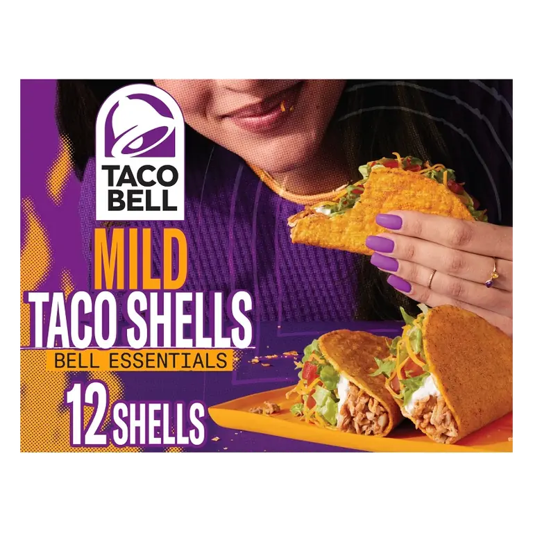 Taco Bell Mild Taco Shells, 4.8oz