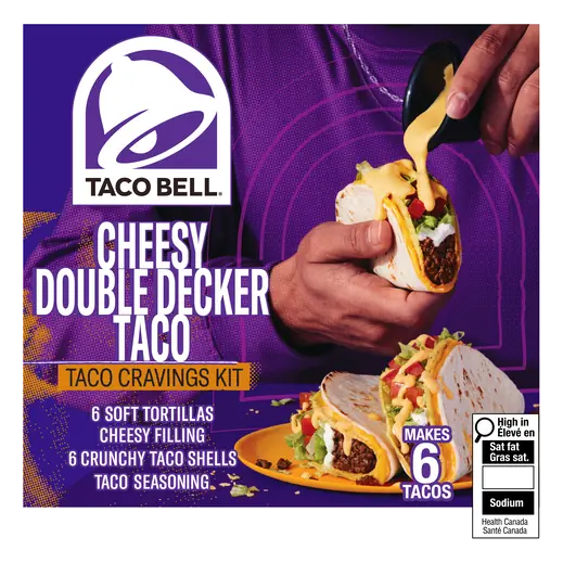 Taco Cravings Kit Cheesy Double Decker Taco 401 g