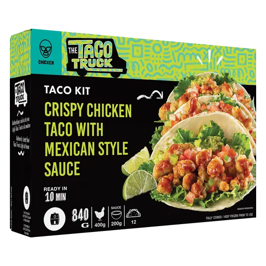 Frozen Taco Kit Crispy Chicken With Mexican Style Sauce 840 g