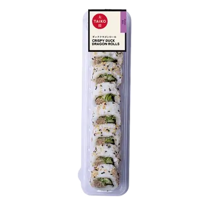 Crispy Duck Dragon Rolls