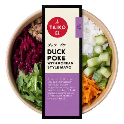 Duck Poke with Korean Style Mayo