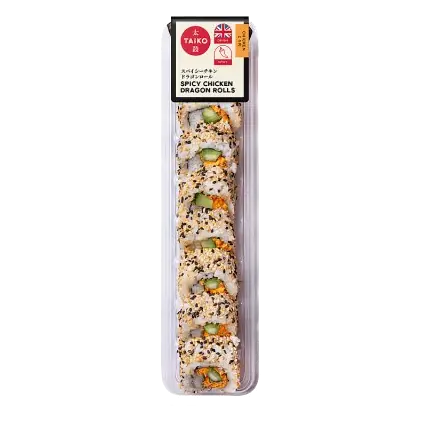 Taiko Spicy Chicken Dragon Rolls