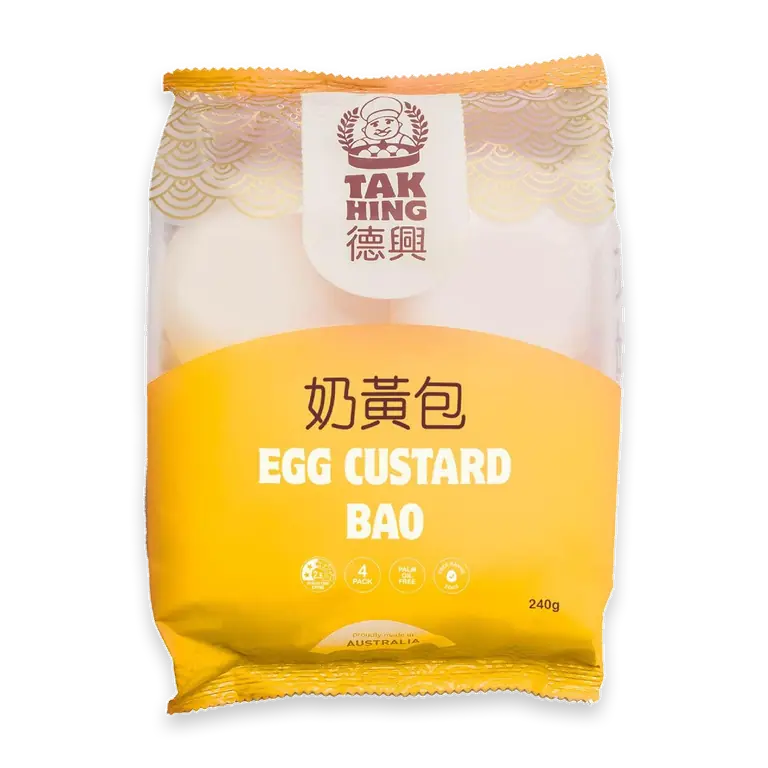 Egg Custard Bao 4 pack