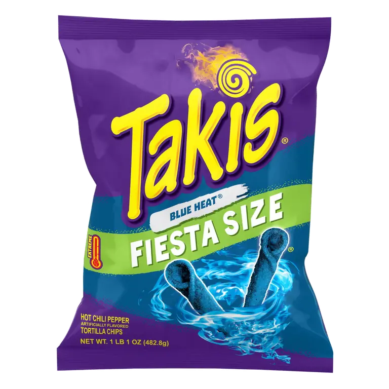 Blue Heat Hot Chili Pepper Tortilla Chips