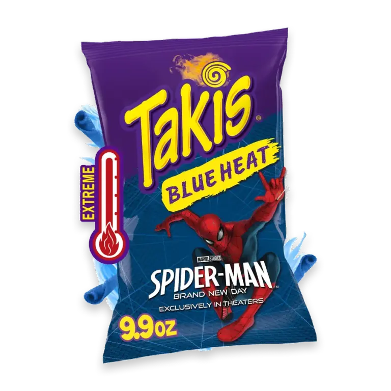 Blue Heat Rolled Tortilla Chips