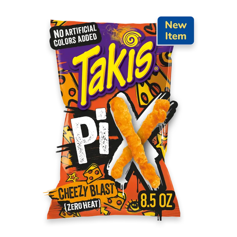 Cheezy Blast Pix Crunchy Corn Puff Snack