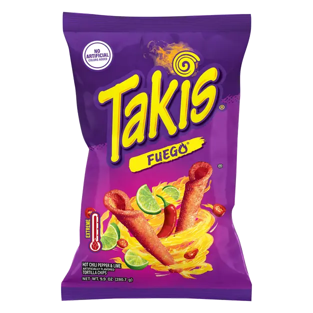 Fuego Hot Chili Pepper & Lime Tortilla Chips