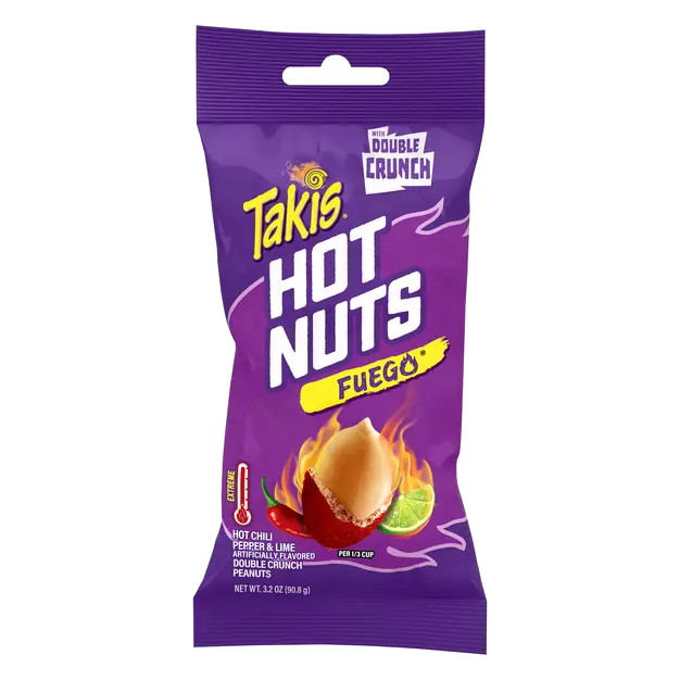 Hot Nuts Hot Chili Pepper Double Crunch Peanuts