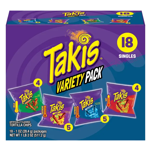 Mix Variety Pack Tortilla Chips - 18 ct