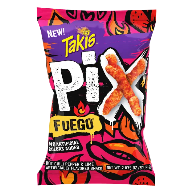 Pix Fuego Hot Chili Pepper & Lime Snack