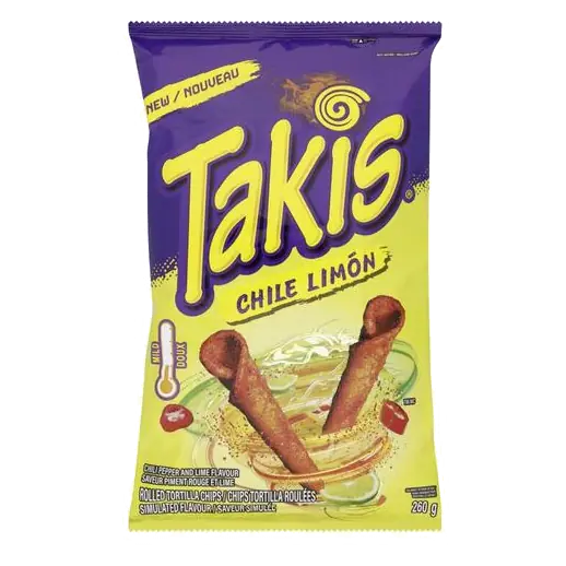 Rolled Tortilla Chips Chile Limón 260 g