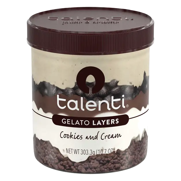 Cookies & Cream Gelato Layers