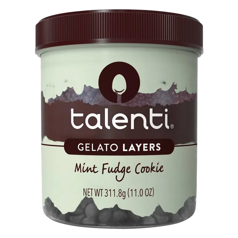 Mint Fudge Cookie Gelato Layers
