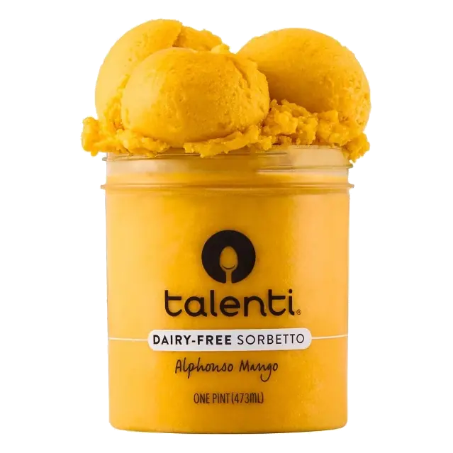 Talenti Sorbetto Mango, 1pt: Certified Gluten-Free, Vegan