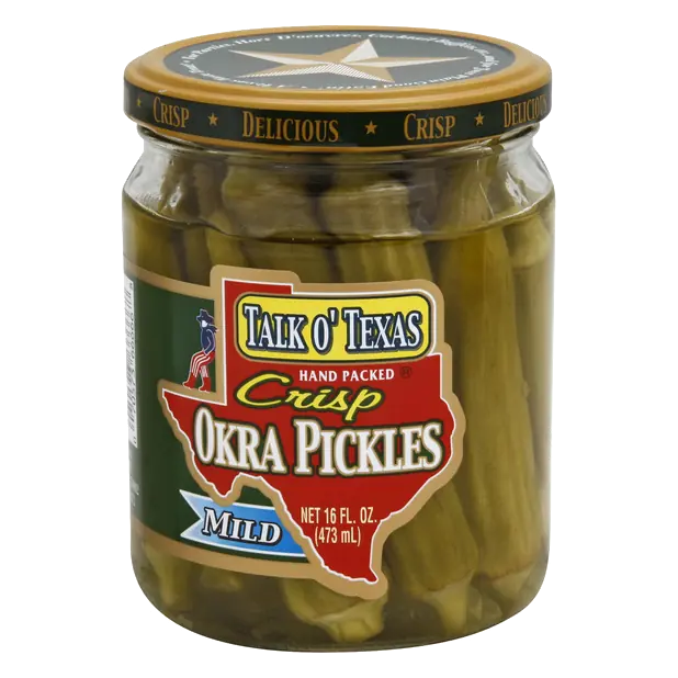 Crisp Okra Pickles, Mild