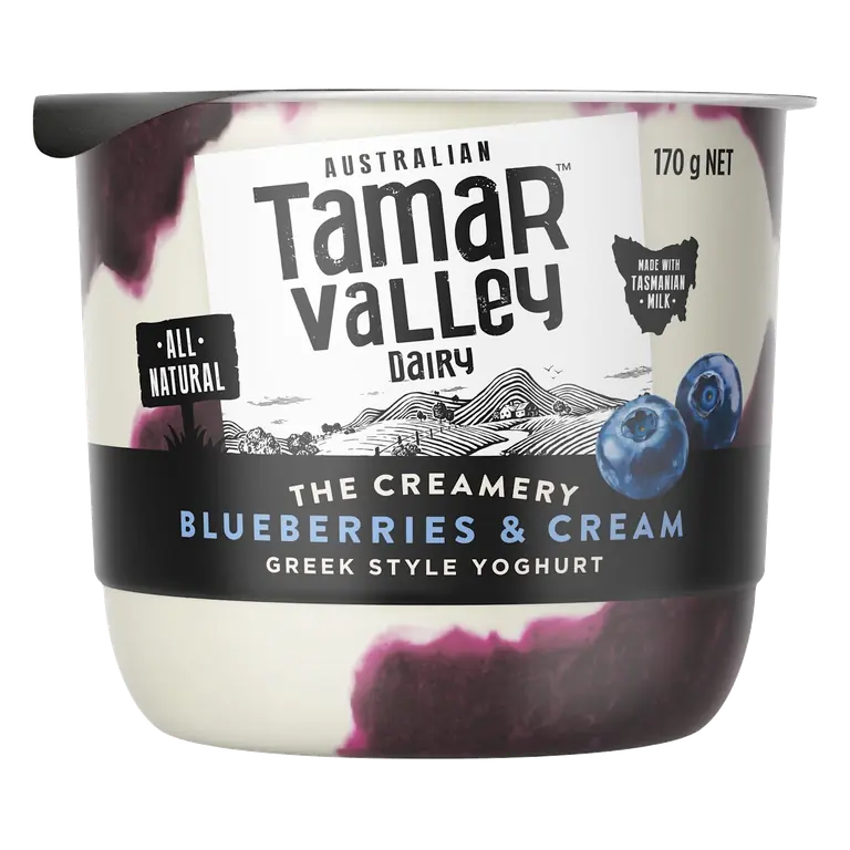 Blueberries & Cream Yoghurt