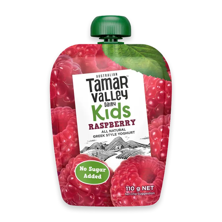 Dairy Kids Greek Yoghurt Pouch Raspberry
