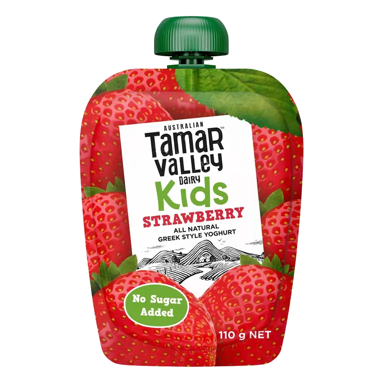 Kids Greek Yoghurt Strawberry Pouch