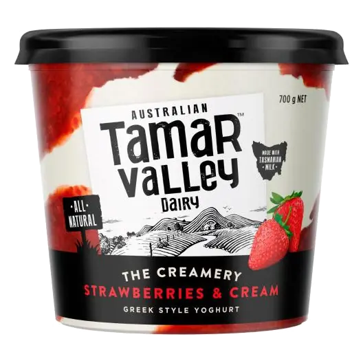 The Creamery Yoghurt Strawberries & Cream