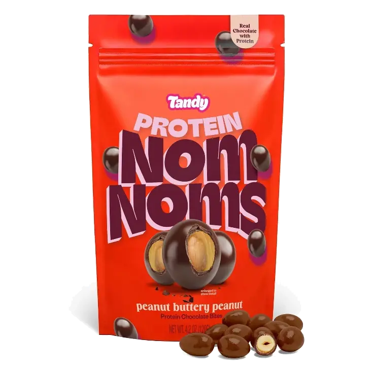 Tandy Chocolate Protein NomNoms - Peanut Buttery Peanut - 4.2oz