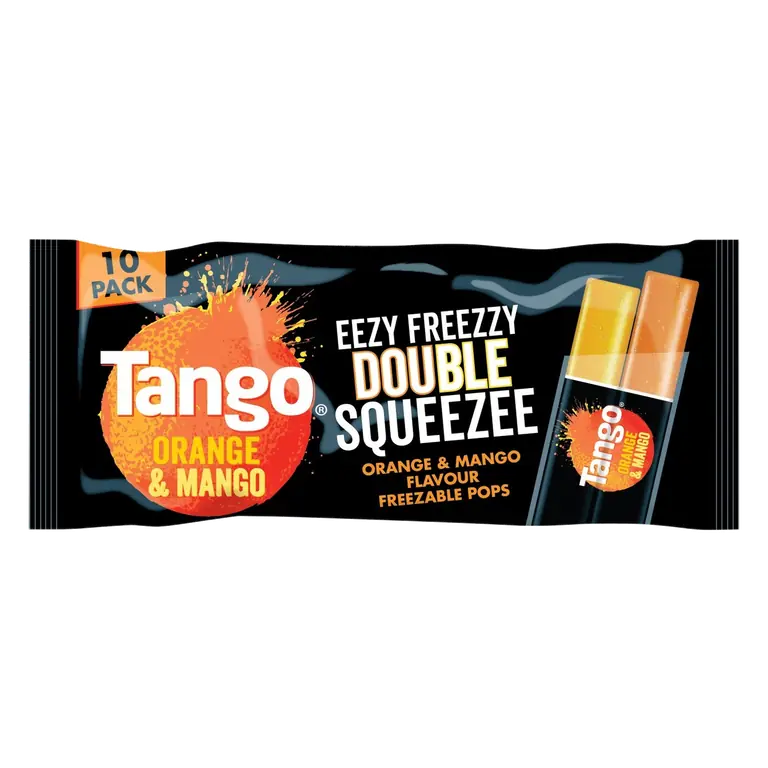 Double Squeezee Orange & Mango Ice Pops 10x100g