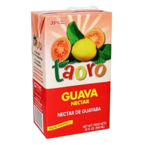 Taoro Guava Nectar, 32 fl oz Carton: 30% Juice Content, Fruit Blend Flavor