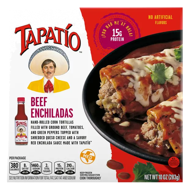 Beef Enchiladas Frozen Meal