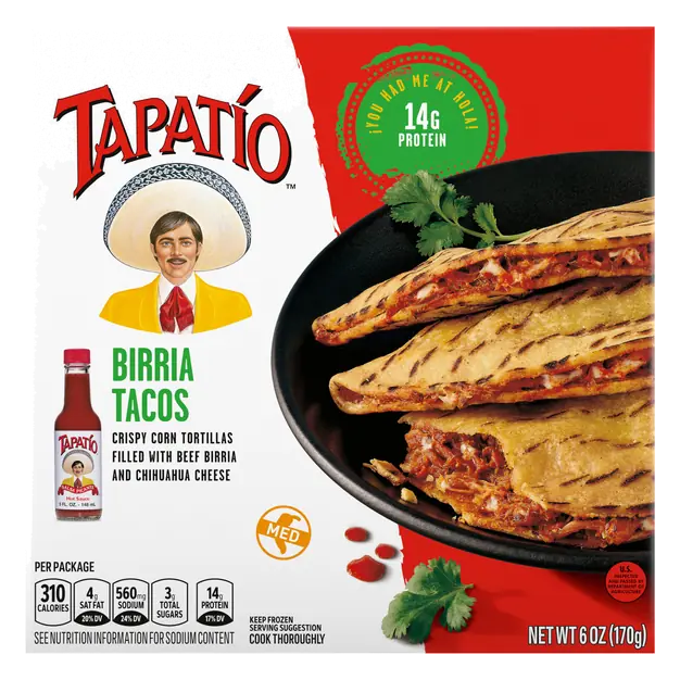 Birria Tacos Frozen Meal